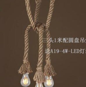 T09 LED PENDANT CORDE TRIO E27