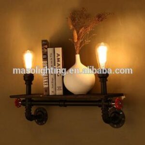 T21 ETAGERE BOIS 2 X E27