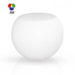 VISION-EL TABLE BASSE LUMINEUSE RGB + TELECOMMANDE 58*50