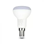 VT-250 LED Bulb - SAMSUNG CHIP 6W E14 R50 Plastic 6400K