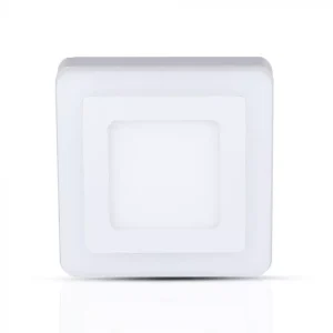 VT-1509 12W+3W LED Surface Panel Downlight - Square 4500K EMC+CR80