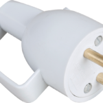 EUR'OHM Fiche 2P+T Mâle 16A coiffe annelé