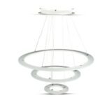 VT-70-3D 70W SOFT LIGHT CHANDELIER DIMMABLE SLIM 3 RINGS 3000K