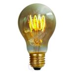 GIRARD SUDRON STANDARD A60 FILAMENT LED TORSADÉE 4W E27 200LM DIM. AMBRE