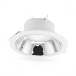 VISION-EL DOWNLIGHT LED BLANC/ARGENTÉ ROND BASSE LUMINANCE Ø230MM 25W 6000K