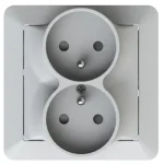 PRISE 2P+T DOUBLE ARTEZO BLANC