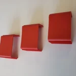 ETRIER DE FIXATION GOULOTE 80X60 BLANC X3