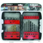 30 pièces -Coffret -Perçage Métaux / Bétons / Bois + Vissage TIVOLY /11901170034
