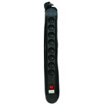 CHACON BLOC 8X16A AVEC INTERRUPTEUR 1.5M NOIR