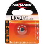 Blister Alcalines ANSMANN LR41 1,5V Alcaline