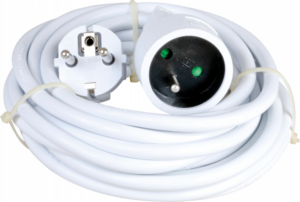 EUR'OHM Prol.10/16A 3x1.5² 3m blanc