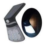 Solar Wall Light Fairy 2W BLACK BODY 6000K BACK 3200K