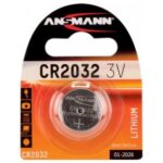 Piles lithium boutons ANSMANN CR 2032 3 V Lithium