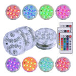 LED UNDERWATER LIGHT RGBW PACK DE 4