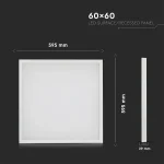 VT-6142 40W LED SURFACE PANEL 6500K 595X959X29mm 4000LM