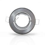 VISION-EL SUPPORT PLAFOND ROND ORIENTABLE ARGENT Ø86 MM