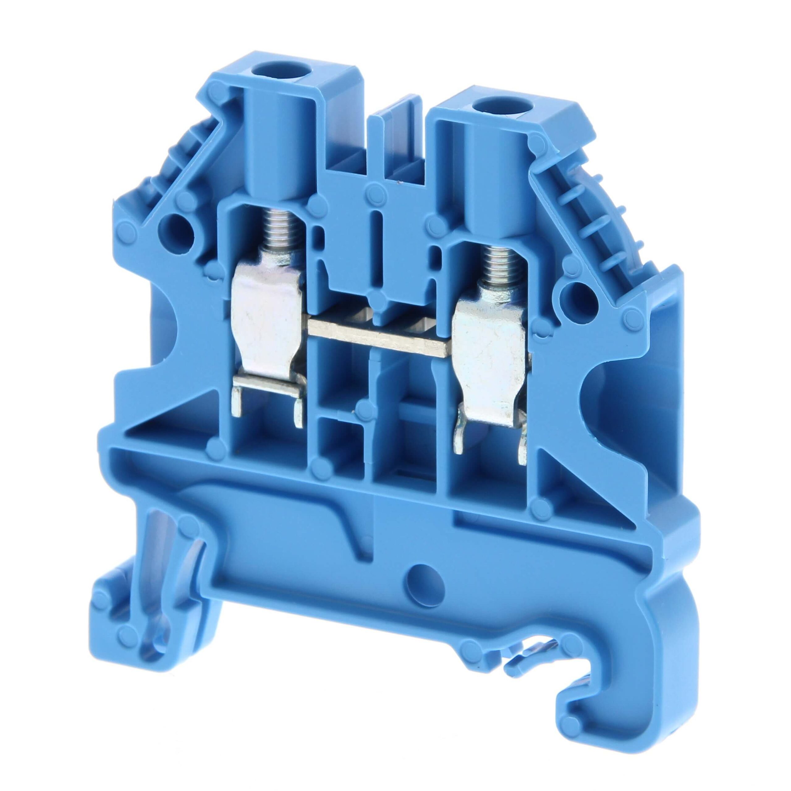 Borne de jonction à vis 2.5mm² bleue IMO