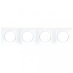 EUR'OHM SQUARE PLAQ BLC 3P ENTR.71MM