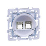 EUR'OHM PRISE RJ45 CAT6 GR.3 STP SILVER