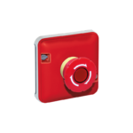 EUR'OHM OXXO Arrêt d'urgence 1/4 tour compas JAUNE/ROUGE IP55