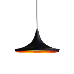AL PENDANT LIGHT 44CM BLACK BODY
