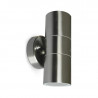 MIIDEX APPLIQUE MURALE LED GU10 X2 INOX 304 IP54