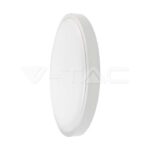 VT-8618 18W LED Dome Light Round White Frame 6500K IP44