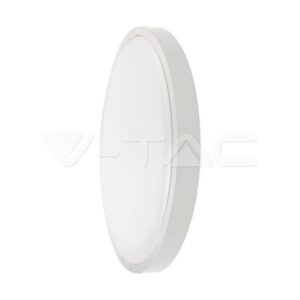 VT-8630 30W LED Dome Light Round White Frame 4000K IP44
