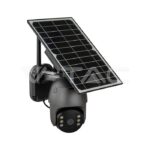 VT-11024-WIFI WIFI HD Smart Solar Energy PTZ Camera with Sensor Black Body