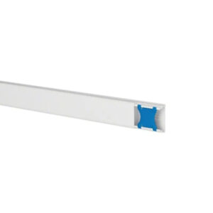 Moulure 12x30 mm blanche 1 compartiment longueur 2,10m TEHALIT
