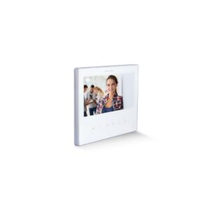 CHACON Visiophone 2 fils 4,3 blanc ultra slim