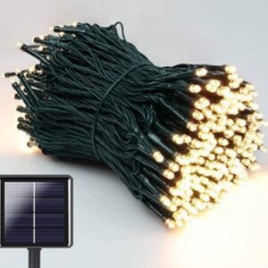 GUIRLANDE SOLAIRE 12M 100 LED RGB AVEC TELECOMMANDE