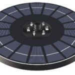 SOLAR PUMP FOUNTAIN HEIGHT ROUND 65CM 160L/H