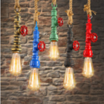 PENDANT Steel rusted color, without led bulb