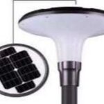 TETE DE LAMPADAIRE SOLAIRE POUR JARDIN ROND