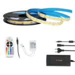 KIT RUBAN 11W LED COB STRIP LIGHT RGB IP20 24V