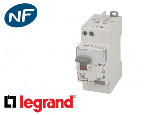 Interrupteur différentiel 2P 63A 30mA Type AC Legrand DX³