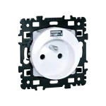 Prise 2P+T + USB SQUARE SILVER