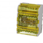 Répartiteur à barrettes étagées tétrapolaire 100A