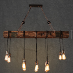 SUSPENSION TRONC 10 CORDES E27