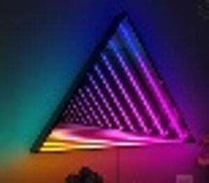 MIROIR LUMINEUX TRIANGULAIRE 50CM*5CM