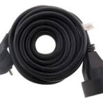 PROLONGATEUR 3G1.5 NOIR 5M BAGUE