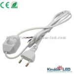 CABLE + DIMMER H03VVH2-F2*0,75 1,8M WHITE WIRE
