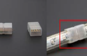 Middle Connector 4 pins pour 230V Single color strip led