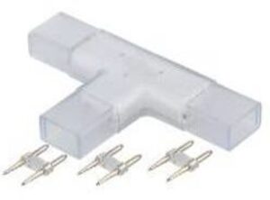 T Middle Connector 2 pins pour 230V Single Color strip led 220.006