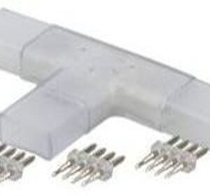 T Middle Connector 4 pins pour 230V RGB strip led