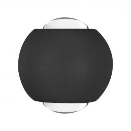 VT-2502 2W LED COB 2 WAY WALL LIGHT 4000K BLACK BODY