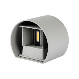 VT-756 5W WALL LAMP BRIDGELUX CHIP 4000K GREY ROUND