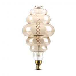 VT-2138D LED Bulb - 8W S200 LED SMOKY/DOUBLE FILAMENT BULB 2000K E27 DIMMABLE