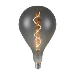 VT-2268 LED Bulb 4W Filament Spiral A160S 2700K Smoky Glass